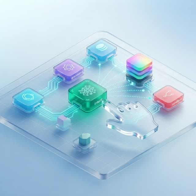 Visual flow builder